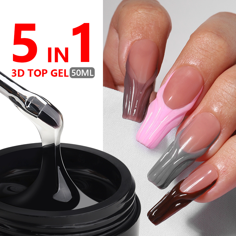MSHARE 3D Top Coat Gel 50ml 5  - Gel Top Coat 评论和价格