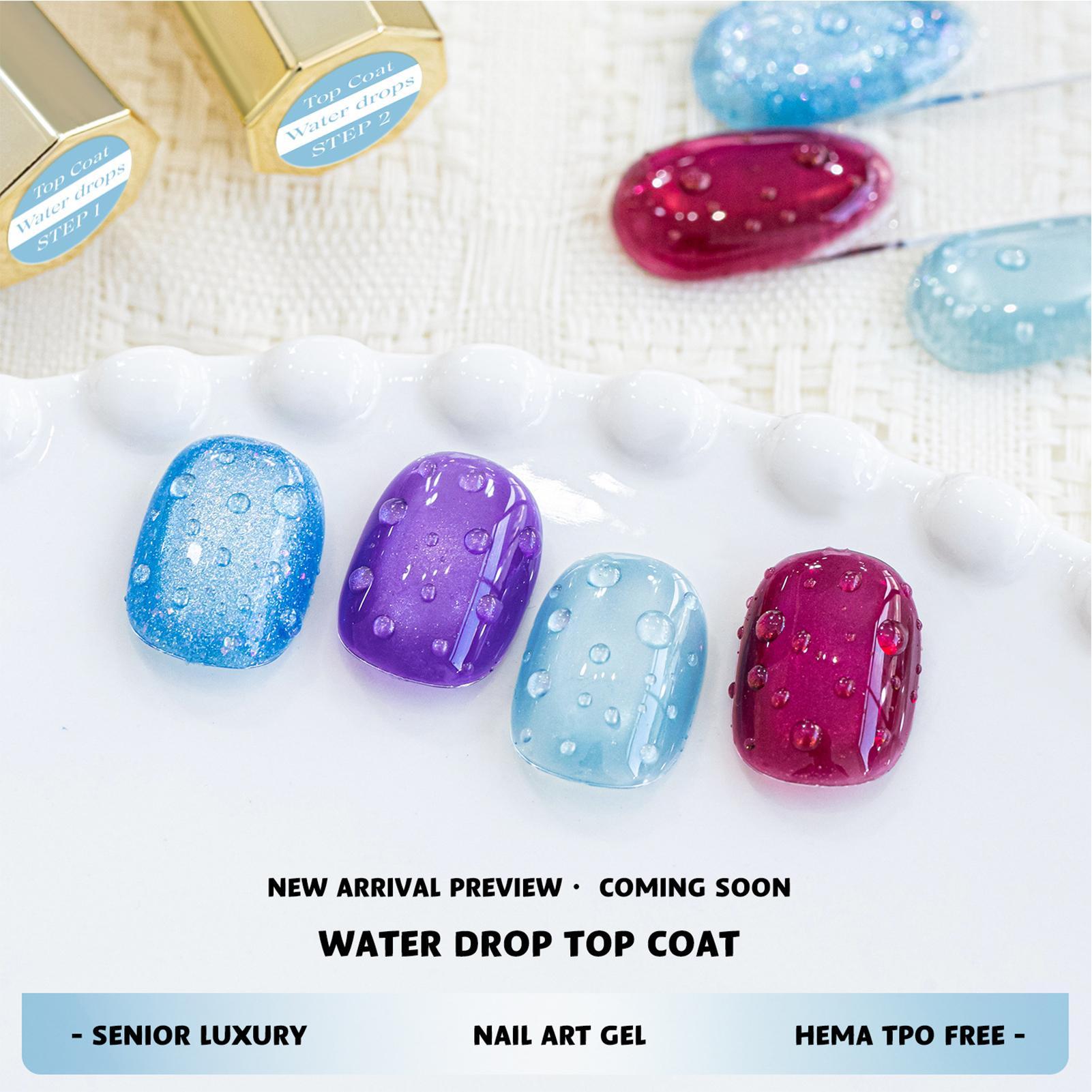 Water Drop Top Coat Gel Nail P - Gel Top Coat 评论和价格