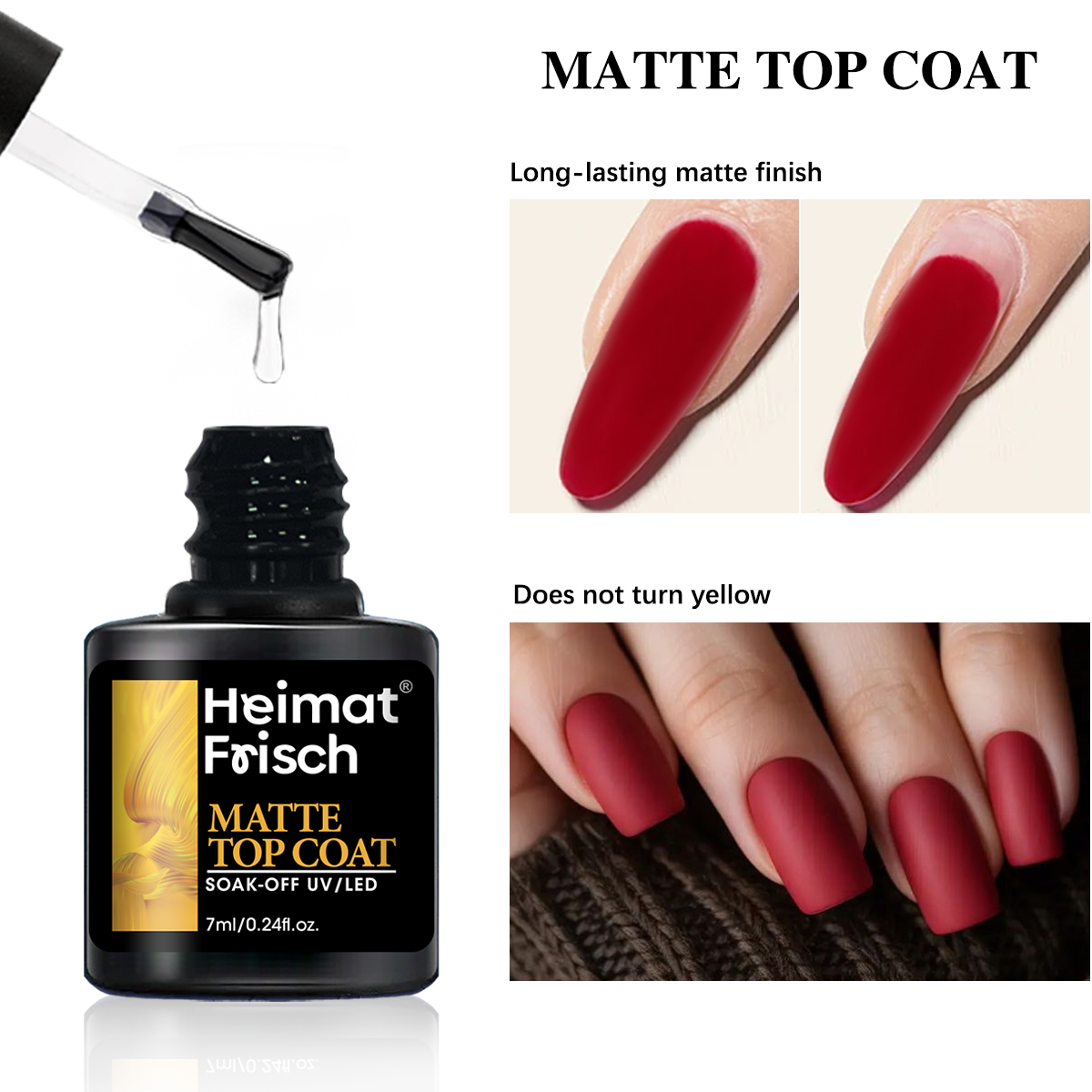 Heimat Frisch 3-pack: base coa - Gel Top Coat 评论和价格