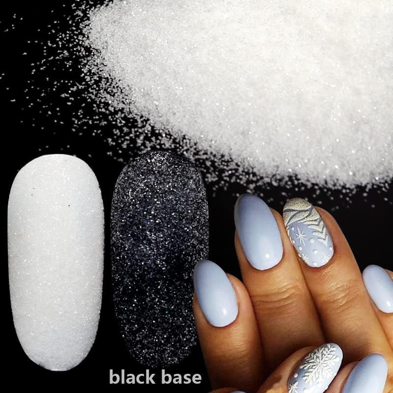 50g/Bag Christmas White Black  - Nail Art Xmas Stickers 评论和价格