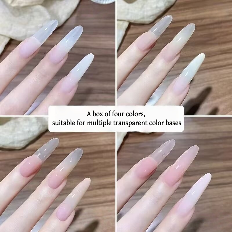 4 Colors Gradient pink ，nude P - Nail Art Halal 评论和价格